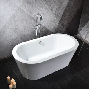 Высококачественные белые акриловые ванны Freetanding