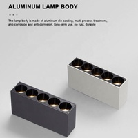 Éclairage domestique, éclairage commercial, spots LED linéaires en aluminium pour plafond de maison et d'hôtel