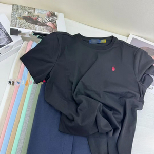 T-shirt court ample à manches courtes 100 % coton personnalisé pour homme, vente en gros, logo brodé, motif uni, tissu tricoté 180 grammes, vierge - Product Image 3