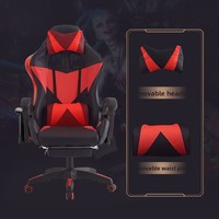Fauteuil de gaming HT CHINA HT-5024 en maille inclinable et pivotant avec accoudoirs – Design moderne et minimaliste, confortable et simple