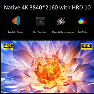 Proyector Nativo 4K UHD 3840x2160 Video 3D Beamer <span class=keywords><strong>Cine</strong></span> para Home Theater con Enfoque Automático - Product Image 3