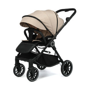 Coches para Bebés, Sistema de Viaje Ligero, Cochecito de Bebé Rosa, Marco de Acero Inoxidable, Ruedas de PU, Cochecito Plegable Reversible - Product Image 5