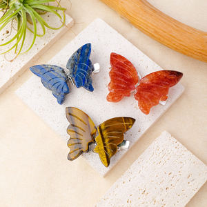 กิ๊บติดผมรูปผีเสื้อทำมือจากคริสตัลธรรมชาติสำหรับของที่ระลึกขายส่ง - Product Image 5