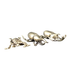 Adorno de Escritorio de Latón con Simulación de Escarabajo, Estilo Escarabajo Hércules, Retro Chino, Figura de Animal, Mascota de Té, Decoración de Insecto de Metal Sólido - Product Image 5