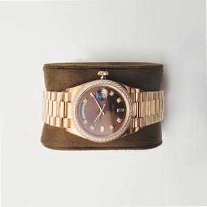 Montre-bracelet en or pour femme, mécanique automatique, de luxe, étanche, avec affichage de la date, idéale comme cadeau - Product Image 5