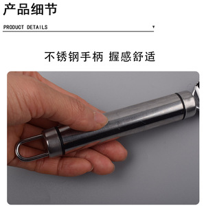 Éminceur d'oignons et de légumes en acier inoxydable, coupe-ail, gadget de cuisine, lavage à la main uniquement - Product Image 4