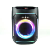 Altavoces Karaoke Portátiles Multifuncionales con Carrito para Cine en Casa, Más Vendidos en 2026, con Micrófono Inalámbrico RGB, Compatibles con Computadora