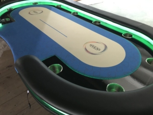 Table de poker professionnelle 10 places casino qualité ovale poker jeu 1pc table personnalisée 94 pouces pour jeu de table - Product Image 3