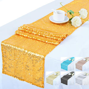 Tking nouveauté or Glitz <span class=keywords><strong>chemin</strong></span> <span class=keywords><strong>de</strong></span> <span class=keywords><strong>Table</strong></span> fil d'or <span class=keywords><strong>Organza</strong></span> pure gaze élément <span class=keywords><strong>chemin</strong></span> <span class=keywords><strong>de</strong></span> <span class=keywords><strong>Table</strong></span> - Product Image 2