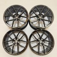 Rines de Aleación de Aluminio Forjado Personalizados en Negro Brillante de 18 a 22 Pulgadas para BMW M2 M3 M4 M5 E90 E92, Mercedes CLA C43, Porsche Taycan