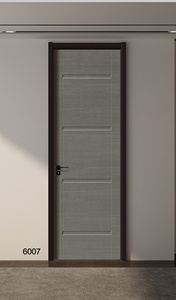 Puerta Interior de Madera Sólida Moderna de Alta Calidad, Impermeable, con Acabado de Polímero para Dormitorio - Product Image 3