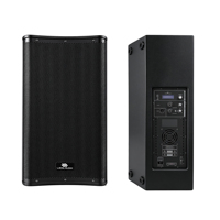 Speaker Aktif 15 Inch Full Range 3000W Peak DSP Kabinet Kayu Birch Profesional untuk Panggung PA