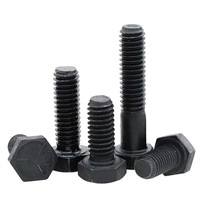 Tornillo de Cabeza Hexagonal UNC UNF Personalizado de Fábrica, Grado SAE 5 y 8, Óxido Negro, Alta Resistencia, Perno Hexagonal Imperial