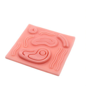 Almofada de sutura 3D com feridas, modelo de silicone, almofada para simulação laparoscópica, caixa de treinamento laparoscópica, modelo de treinamento de sutura de pele - Product Image 3