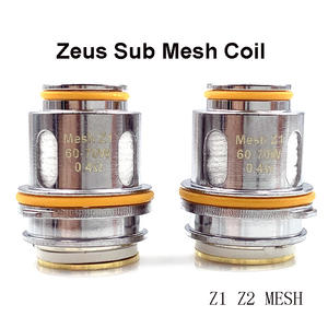AD Sub Ohm <span class=keywords><strong>Tank</strong></span> Coil Mesh Coil Z1 0.4ohm Z2 0.2ohm Tête de remplacement - Product Image 4