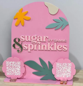 Letreros de Pared Acrílicos 3D Personalizados, Adecuados para Oficina, Tienda y Salón de Belleza con Paneles de Exhibición Acrílicos Dorados - Product Image 5