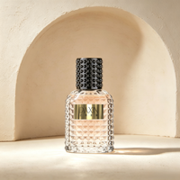 Bouteilles de parfum en verre de luxe à fond épais et forme spéciale, étanches, 50 ml et 100 ml, vente en gros