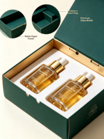 Boîte cadeau de luxe sur mesure en carton rigide pour emballage de flacon de parfum ou cosmétique