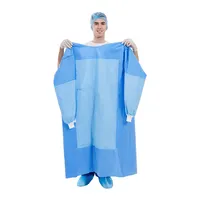 Verstärktes Kleid Einweg chirurgische sterile Kleid Ärzte OP-Kleider medizinische Lieferanten Hibei Haixin Health CE EN13795