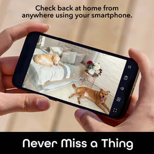 Caméra de sécurité WiFi intérieure SIXWGH 2K <span class=keywords><strong>avec</strong></span> audio bidirectionnel, vision nocturne, détecteur de mouvement, carte MicroSD, moniteur pour bébé et animaux domestiques, compatible Alexa - Product Image 5