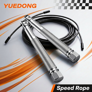 <span class=keywords><strong>Cuerda</strong></span> <span class=keywords><strong>de</strong></span> Saltar Rápida YUEDONG con Mango <span class=keywords><strong>de</strong></span> Aluminio, Cable <span class=keywords><strong>de</strong></span> Acero Ajustable, Antideslizante, para Fitness, Boxeo y Gimnasio - Product Image 1