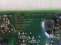 Plc Binary I/o 3 Pca 750132-802 Rev.1.2 Board for Ref542plus Base Unit for Warranty Product