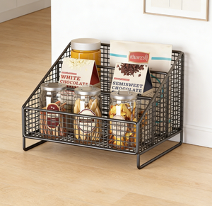 מדף אחסון מזון נייד מודרני איכותי בעל קיבולת גדולה, מתכת עמידה, 4 קומות - Product Image 4