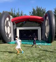 Jeu de football gonflable, jeu de tir au but de football, château gonflable, jeu de défi de penalty de football