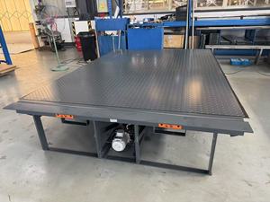 Cố định kéo thủy lực nâng <span class=keywords><strong>Dock</strong></span> leveler 10 tấn Đôi Xi lanh xe tải đoạn đường nối tải xe nâng văn phòng phẩm Kho Giá - Product Image 2