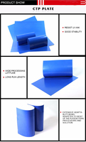 Tôle d'aluminium CTP CTCP Version positive Presse offset laser bleu thermique Plaques pour impression offset