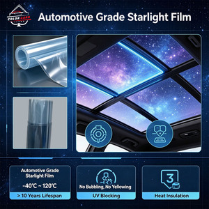 Film <span class=keywords><strong>ciel</strong></span> <span class=keywords><strong>étoilé</strong></span> pour <span class=keywords><strong>toit</strong></span> <span class=keywords><strong>de</strong></span> voiture, contrôle par application, lumière LED RGB, synchronisation musicale, lumière ambiante scintillante, installation non destructive - Product Image 3