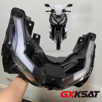GXKSAT Systèmes d'éclairage moto : Cache arrière de phare pour Adv 150 160 350, Accessoires de moto, Cache de phares LED