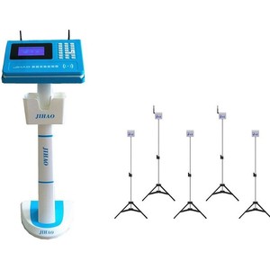 JiHao JH-1050 Cronómetro Digital Inalámbrico para Pruebas de Velocidad de 50m y 100m, Dispositivo de Cronometraje de Carrera para Aptitud Física de Estudiantes de 6 Carriles - Product Image 1