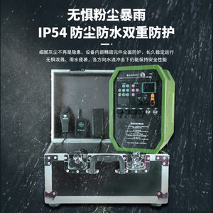 เครื่องกระจายเสียงพกพา Leigongwang Cr-949 150W DC 12V ควบคุมแบบไร้สาย สำหรับการสั่งการฉุกเฉินและการกระจายเสียง - Product Image 2