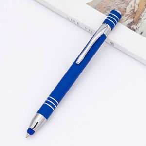 Wholesale Custom Customizable Aluminum Rubberized Ball <b>Pens</b> Metal Screen Touch Personalized Logo Promotional Gift Office School - Product Image 3