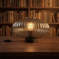Lampe de table en verre créative de haute qualité, design nordique, pour salon, chambre à coucher, chevet, éclairage moderne, simple et décoratif