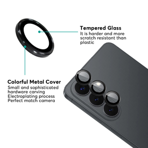 Protector de Pantalla Individual de Vidrio Templado 9H para Lente de Cámara de Teléfono Móvil para Samsung Galaxy S26+ - Product Image 3