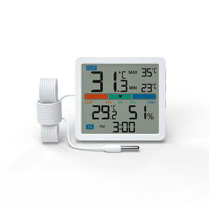 Đầu dò nhiệt kế màu kỹ thuật số cho nhà khách sạn sử dụng hầm-Đo nhiệt độ trong nhà ngoài trời có nhiệt độ tối đa/phút - Product Image 2