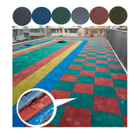 Gummi boden Kindergarten Hinterhof Spielplatz Outdoor Indoor Gym Gummi boden matte Fliesen