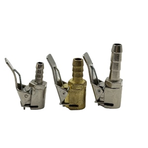 New Auto lốp không khí Inflator Pomp van kết nối nhanh chóng Coupler Brass <span class=keywords><strong>STEM</strong></span> inch NPT chủ đề Clip-on Adapter lốp công cụ sửa chữa - Product Image 2