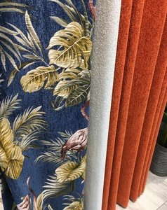 Personnaliser Flamingo Broderie Blackout Chenille Rideaux Exotiques pour le Salon de Luxe - Product Image 5