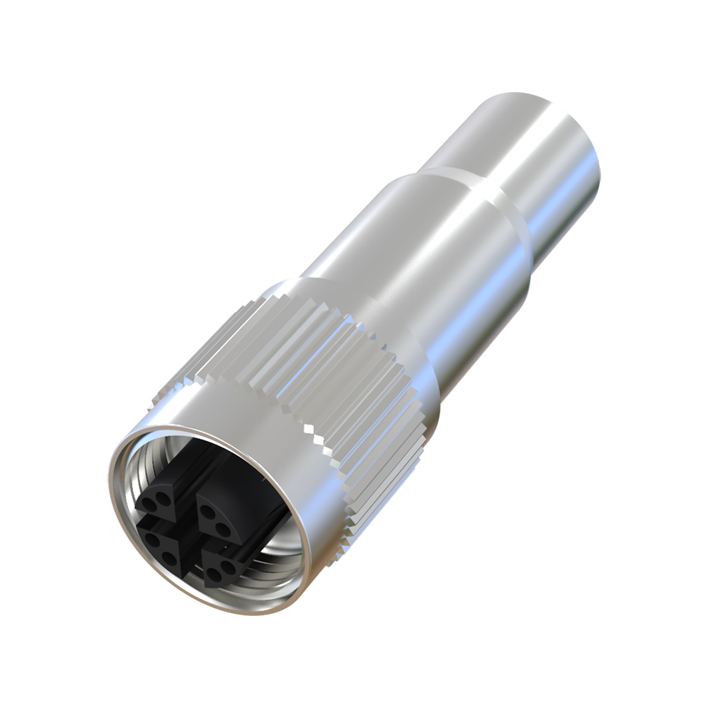 M12 8 контактный соединитель круговой ethernet X-Тип интерфейса женский