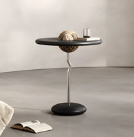 Table console en acier inoxydable de luxe moderne, design italien minimaliste, haut de gamme, pour couloir