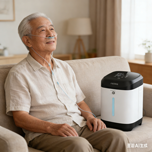 Konsentrator Oksigen Multifungsi Portabel Ukuran 1-7 Liter untuk Rumah Tangga, Perawatan Kesehatan, Pencampuran Koktail, dan Pembuatan Jus Gelembung - Product Image 6