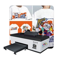 Imprimante DTF de bureau A3, machines de presse à chaud, imprimante DTF à encre blanche de 30 cm, machine d'impression sur t-shirts pour les petites entreprises