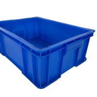 Caisse en plastique multi-usages HAOSEN, empilable, légère, recyclable, durable, écologique, boîtes de rangement, bacs pour
