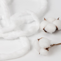 Coton peigné à haute absorption, en bobines, en mèches de coton brut pour la fabrication de bâtonnets de coton médicaux et de boules de coton