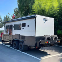 Usine chinoise meilleur prix luxe 4x4 Rv camping-car Camping tout-terrain voyage remorque caravane à vendre