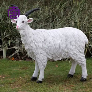 Luz LED impermeable IP65, decoraciones 3D de cabras, accesorios de resina de fibra de vidrio de tamaño real para decoraciones de Halloween, bodas y festividades al aire libre. - Product Image 5