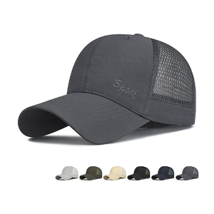 Gorra Deportiva Bairong de 6 Paneles con <span class=keywords><strong>Malla</strong></span> Bordada, Protección UPF <span class=keywords><strong>50</strong></span>+, Ligera, para Uso Diario, Estilo Trucker - Product Image 1